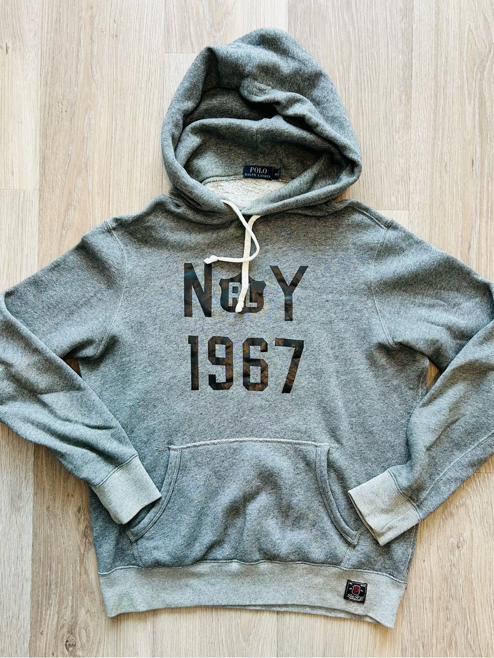 Polo Ralph Lauren NY Logo Gray Hoodie